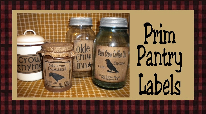 Prim Pantry Labels